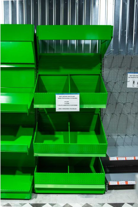 Raft legume fructe vrac cu oglinda