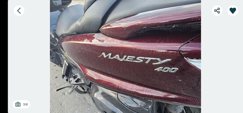 Yamaha Majesty Maxi 400cc 2009 ABS 2bucati