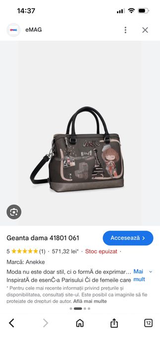 Geantă damă Anekke