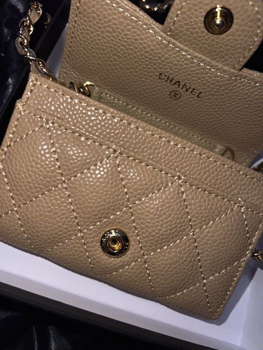 Мини чанта chanel beige