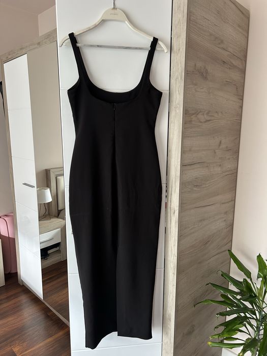 Миди Черна рокля по тялото ZARA