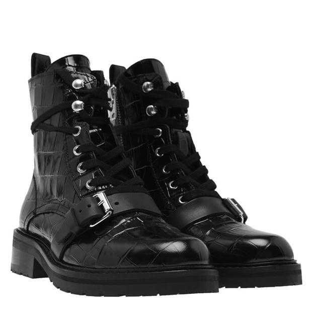 AllSaints Donita Botine piele cu șireturi dama