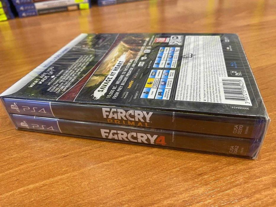 Новый Far Cry 4 + Far Cry Primal Double Pack PS4/PS5 Много Игр