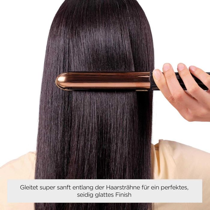 Преса за коса BaByliss Straight And Curl Brilliance - титаниеви плочи, ST482E