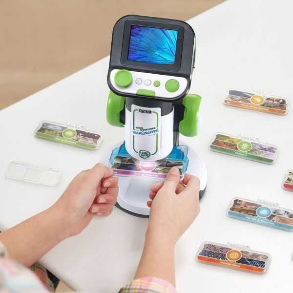 Микроскоп LeapFrog Интерактивна играчка с видео снимки 2,4 инча екран