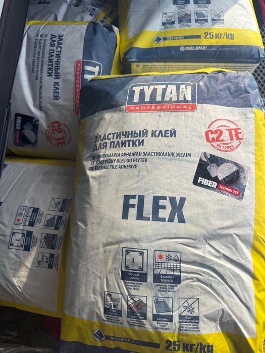 Клей для плитки титан