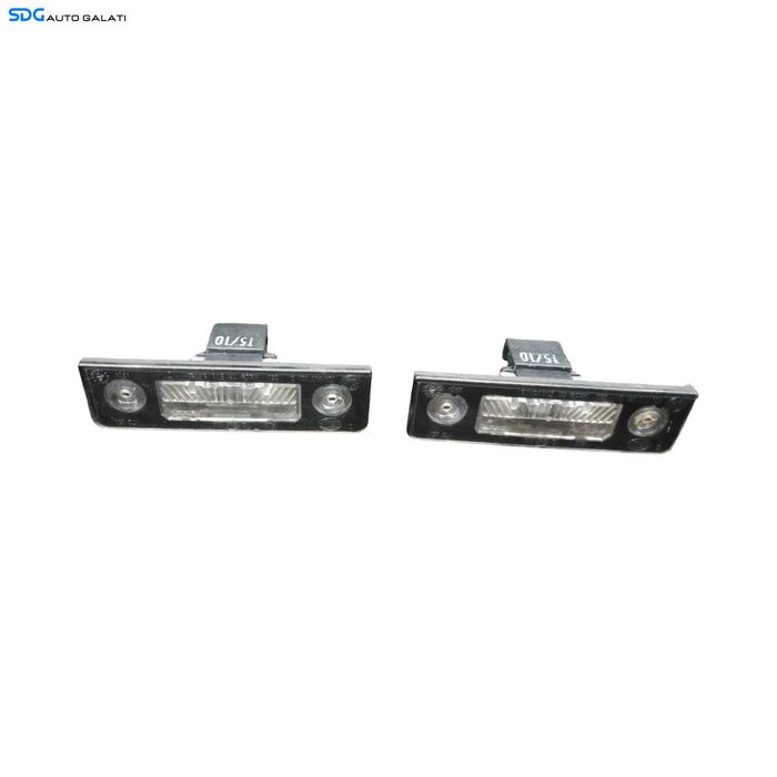 Set 2 Lampi Iluminare Numar Inmatriculare Portbagaj Skoda Octavia 2 Break Combi 2004 - 2013 Cod 1Z0943021B [M9438]