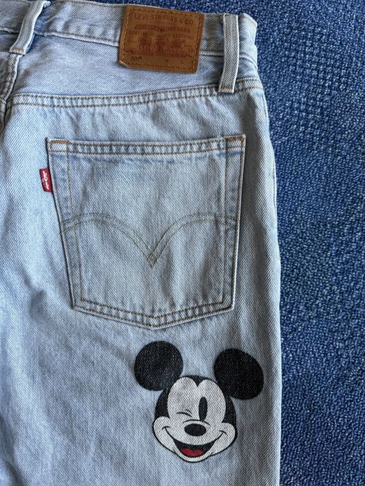 Levi’s x Mickey Mouse 501 Crop Jeans ОРИГИНАЛНИ дамски дънки - 27