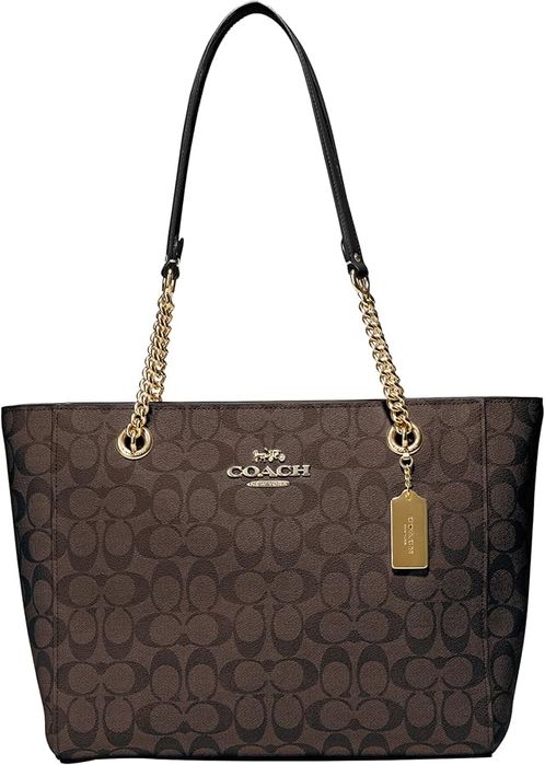 Сумка Coach кожанная