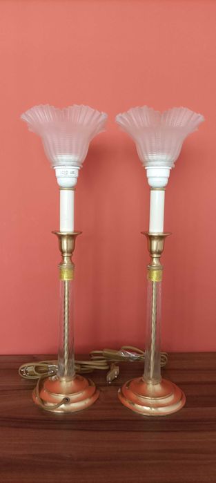 Антикварни английски нощни лампи.