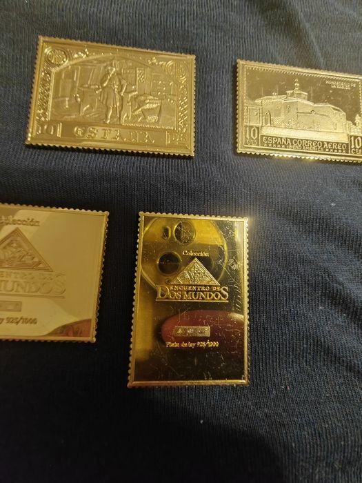 Lingouri argint placate cu aur