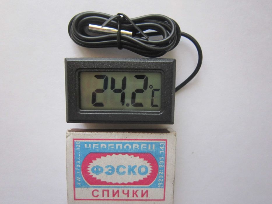 Термометр-гидрометр (температура+ влажность).