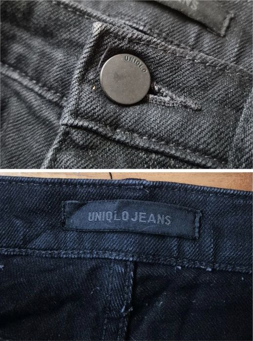 Blugi Uniqlo Slim Fit, Negri, Damă - 27x32 (S)