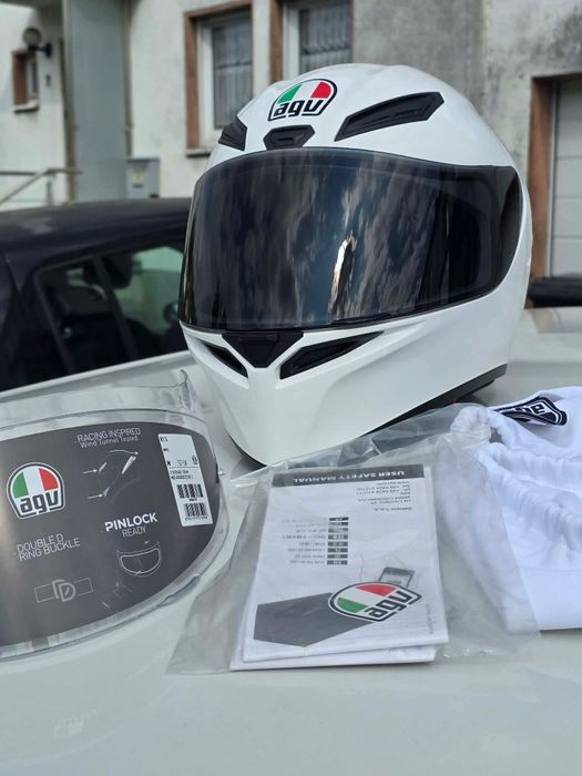 Мото каска AGV K1s бяла