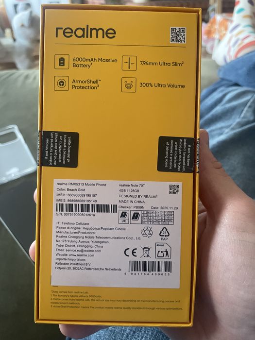 Realme Note 70T 128Gb
