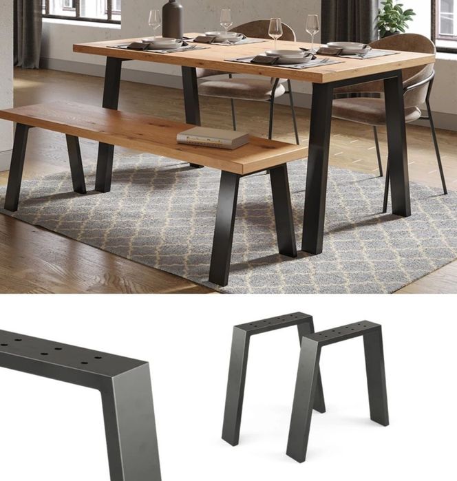 Метални крака за маса/пейка (42х45х8) 3120