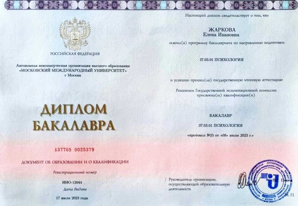 Психолог. После развода