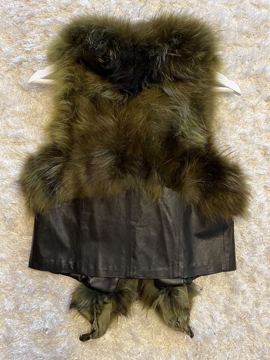 Vesta blana naturala dama