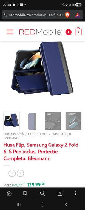Husa noua nefolosita  Flip, Samsung Galaxy Z Fold 6, S Pen inclus, Protectie Completa verde