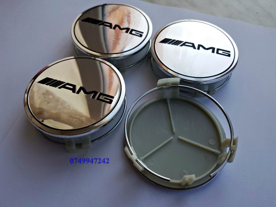 Capace jante aliaj Mercedes AMG set 4 buc 75mm