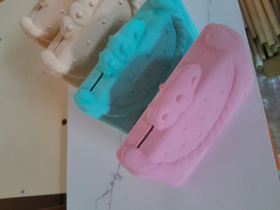 Копилка из гипса