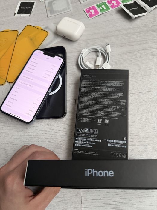 iPhone 13 Pro Sierra Blue | 128GB | Като НОВ + Airpods и Подаръци