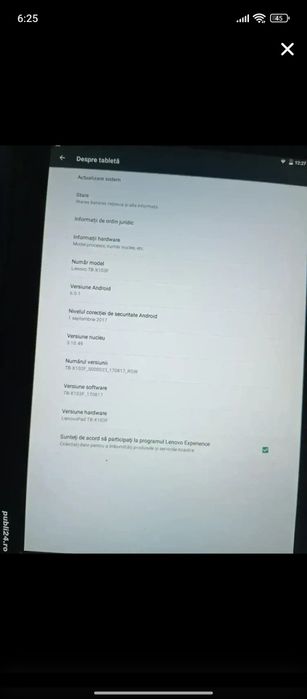 Tableta Lenovo 10 inci