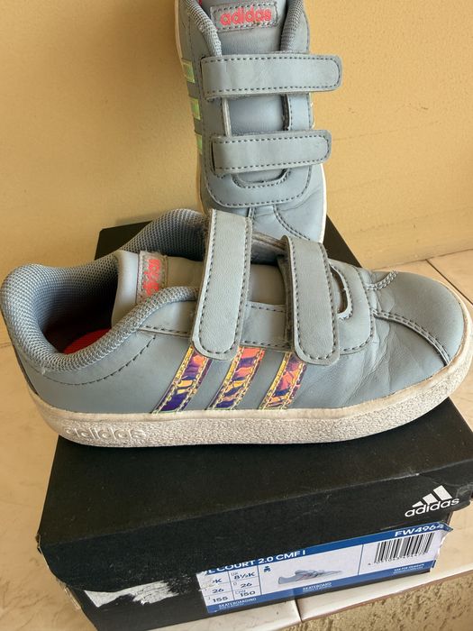 Номер 26 adidas VL Court Nubuck Infant Girls Trainers