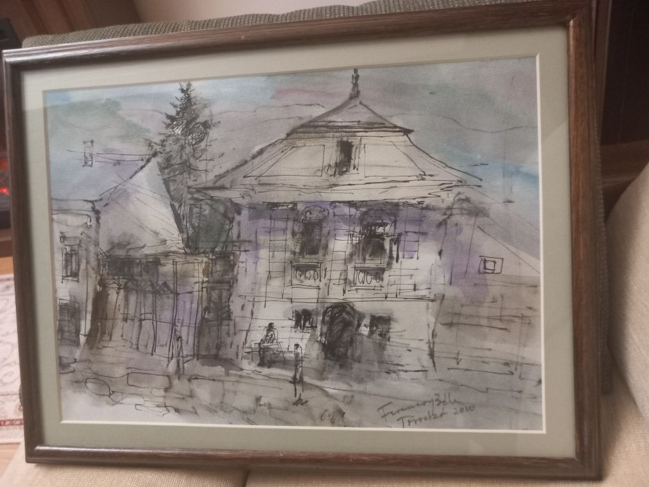 Vând tablou-lucrare grafica originala Ferenczy Bela