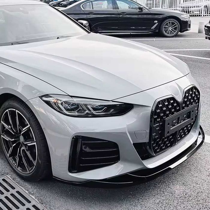 Prelungire Lip Bara Fata M BMW Seria 4 G24 G26 Gran-Coupe Negru Lucios