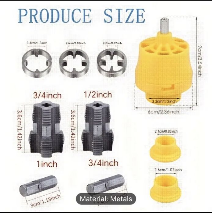 Комплект Накрайници за изработване на резби