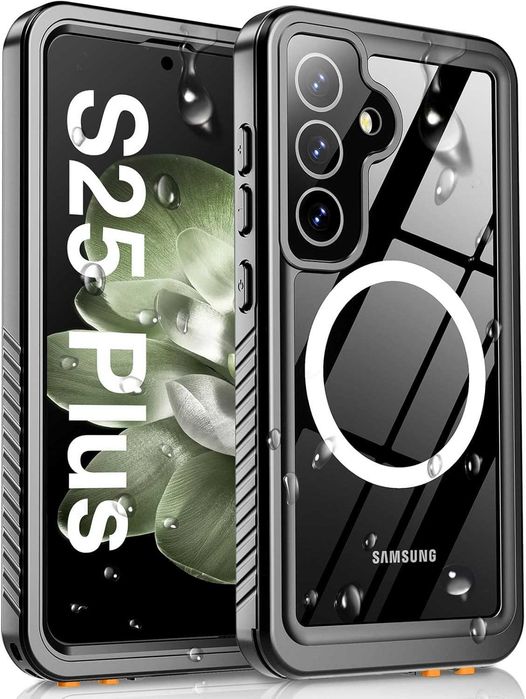 Водоустойчив калъф за Samsung Galaxy S25 Plus съвместим с MagSafe