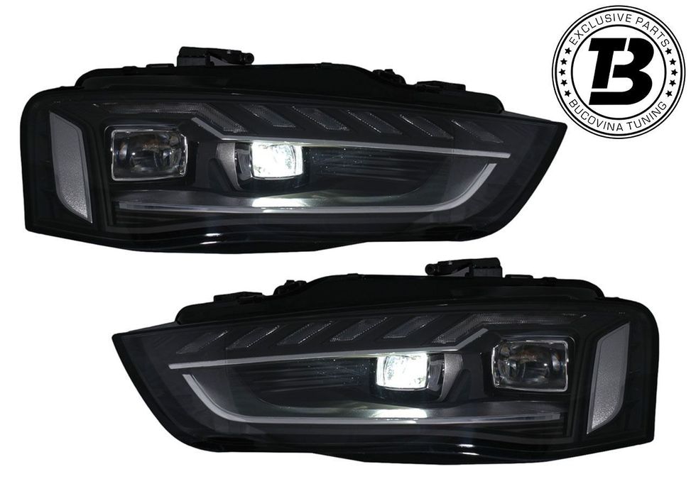 Faruri LED compatibile cu Audi A4 B8.5 Facelift B9.5 Design