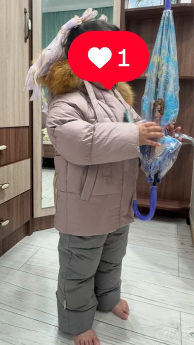 Детский зимний комбинезон