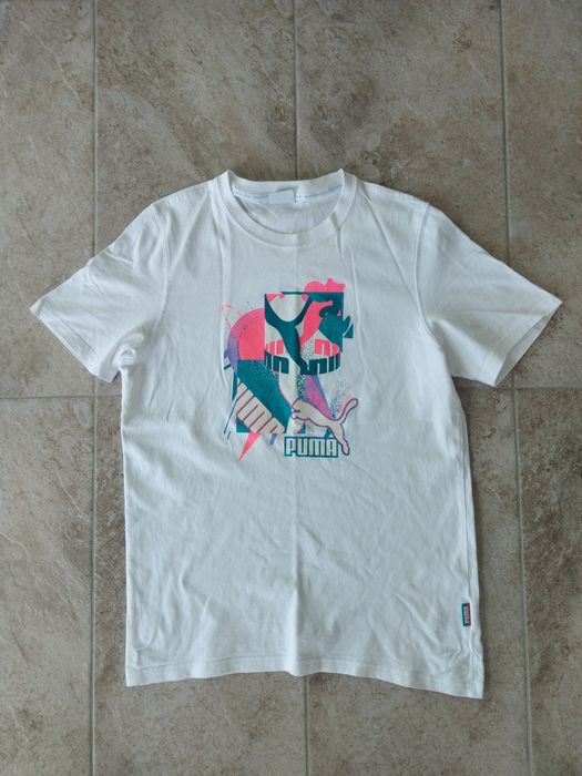 Tricou Puma alb , marimea M barbati