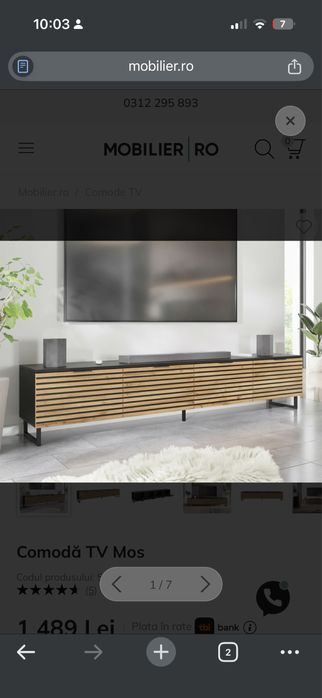 Vand comoda tv living