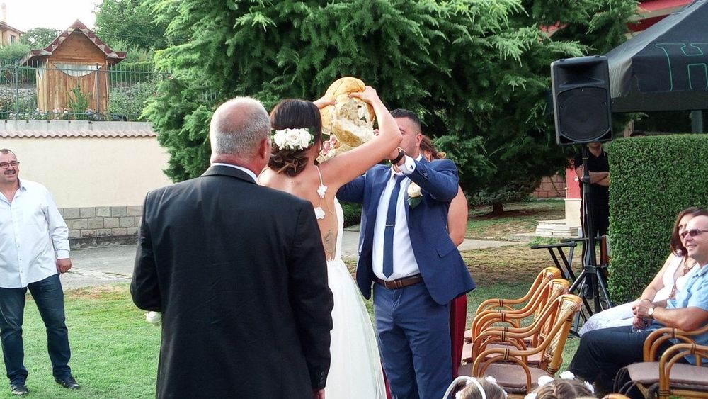 Украшение за коса от копринени цветя