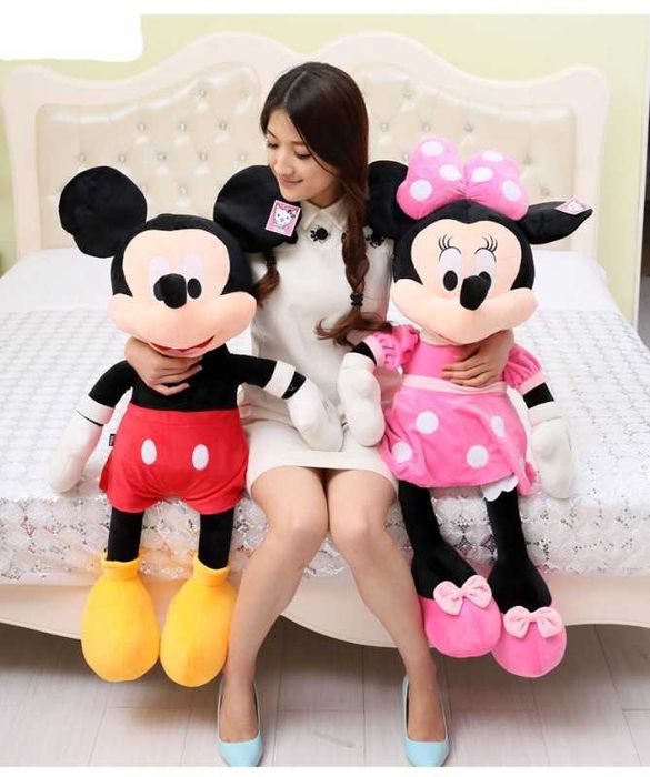 Mascota plus Minnie/Mickey Mouse marime XL 100 cm,NOU,Oferta