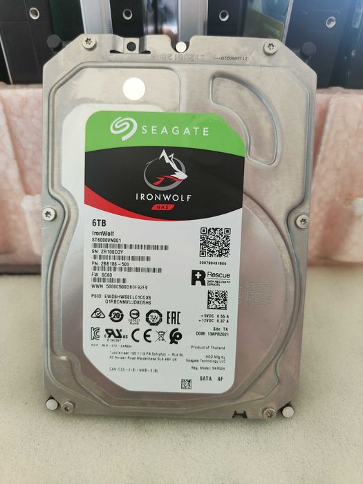 Hard Disk Seagate IronWolf ST6000VN001 SATA3 | Garanție 12 luni
