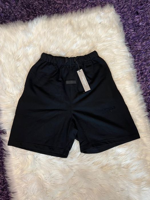 Pantaloni scurti Essentials negrii