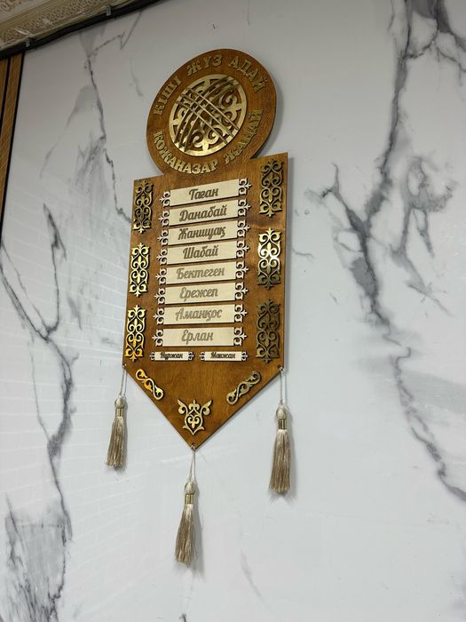 7 ата ру шежіре тақтайшасы