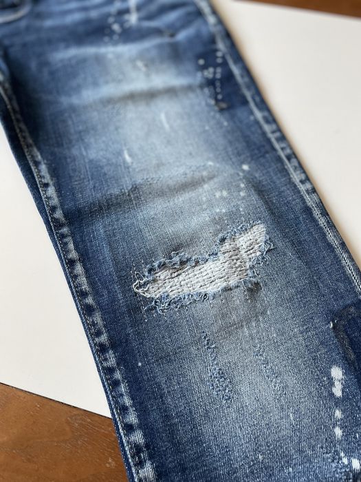 Мъжки дънки в син цвят