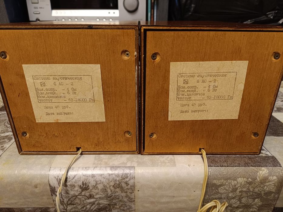 Колонки 6АС-2 радиотехника