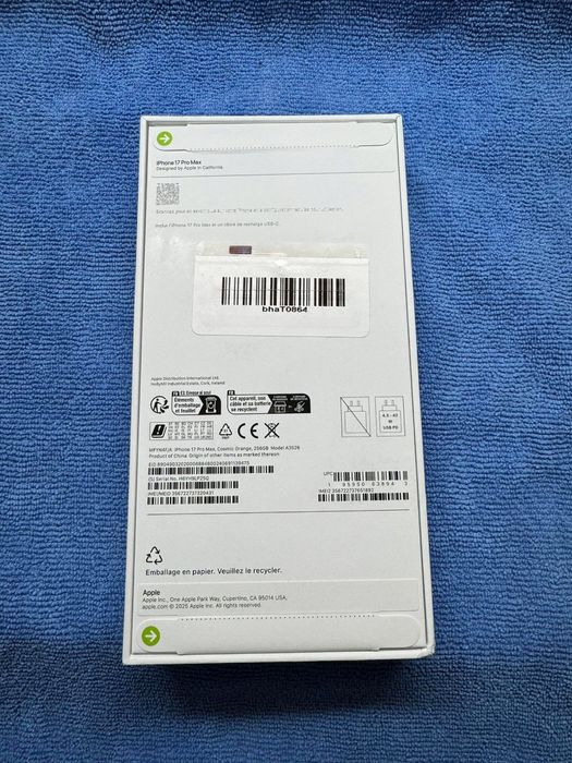 17 pro max Orange 256GB