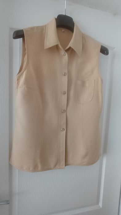 Compleu vară pantalon-bluza bej