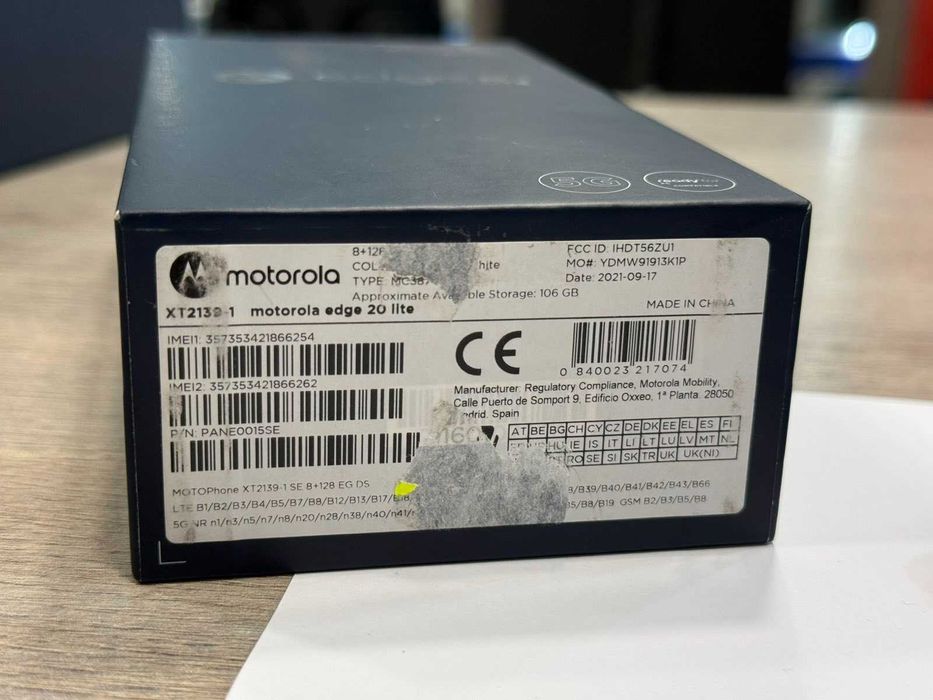 Moto Edge 20 Lite – 8GB RAM / 128GB