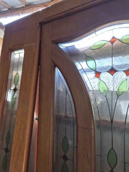 Ușă din stejar stratificat