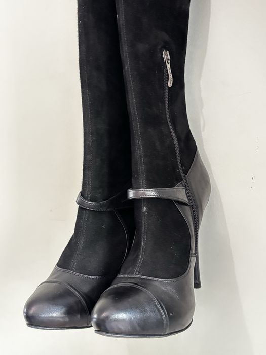 Чизми естествена кожа