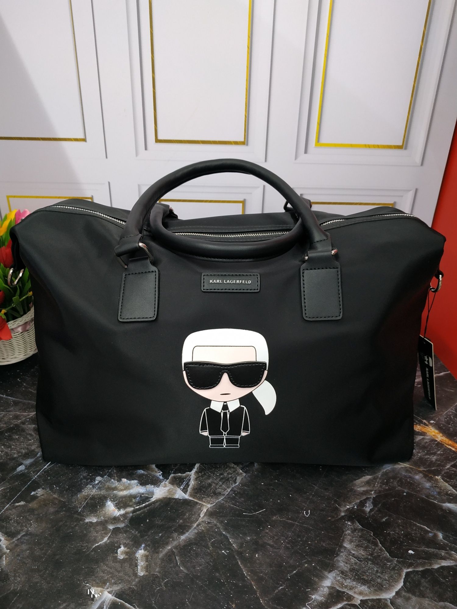 Дорожная спортивная сумка Karl Lagerfeld: 16 500 тг. - Дорожные сумки ...