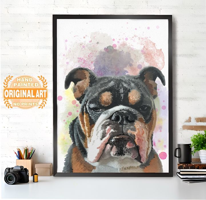 Ръчно рисувани персонализирани портрети на домашни любимци с акварел